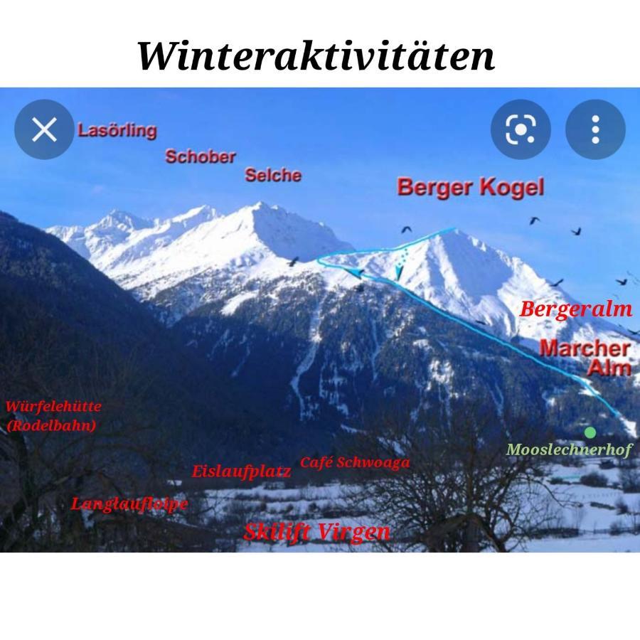 Vila Mooslechnerhof Virgen Exteriér fotografie